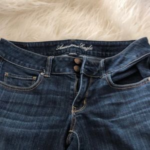 American eagle cropped jeans size 6